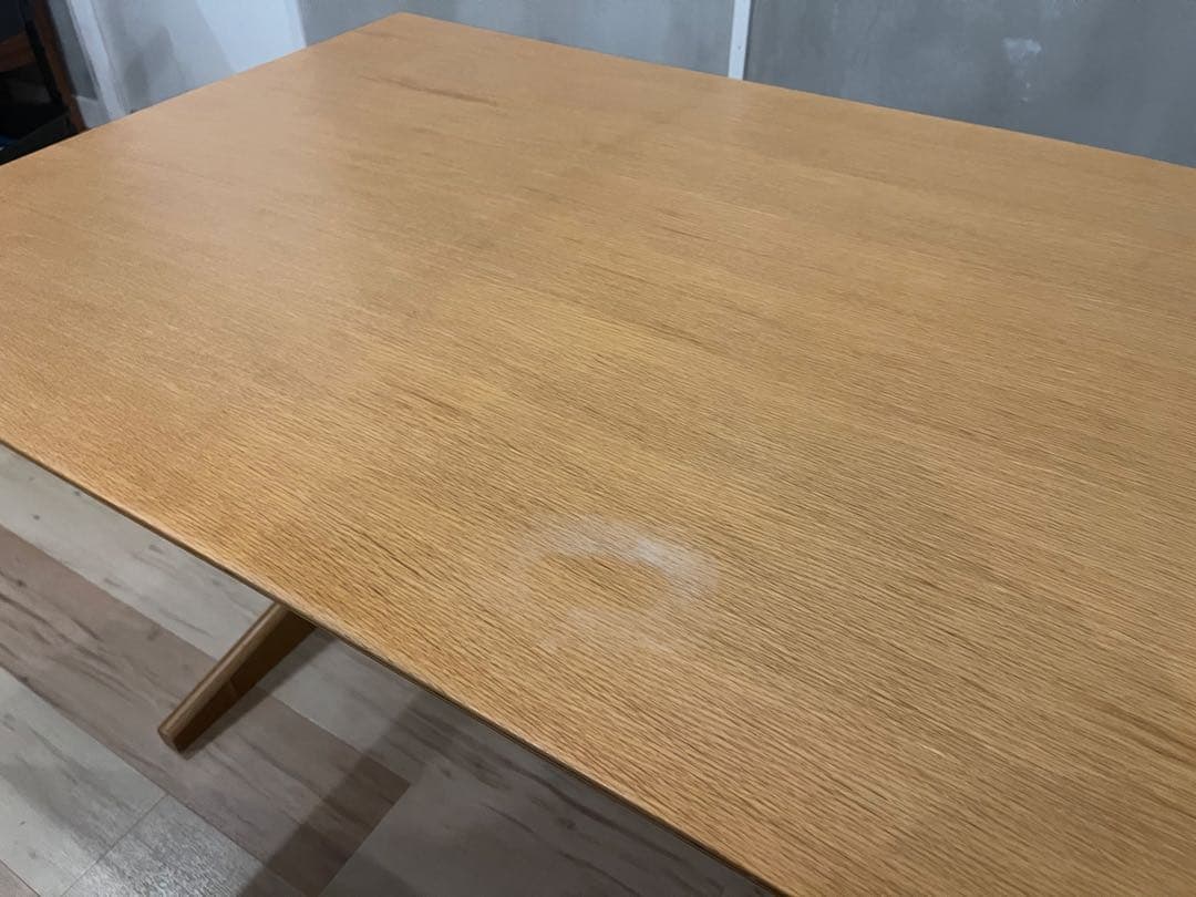 無印良品 リビングでもダイニングでもつかえるテーブル・４・オーク材
