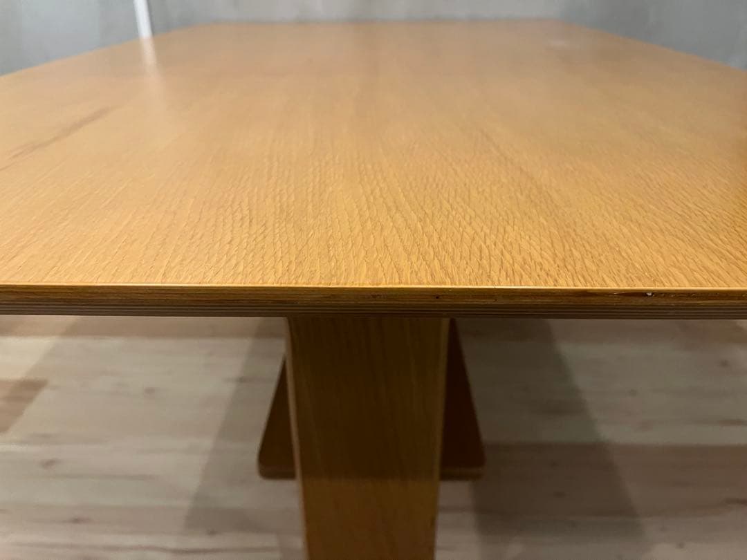 無印良品 リビングでもダイニングでもつかえるテーブル・４・オーク材