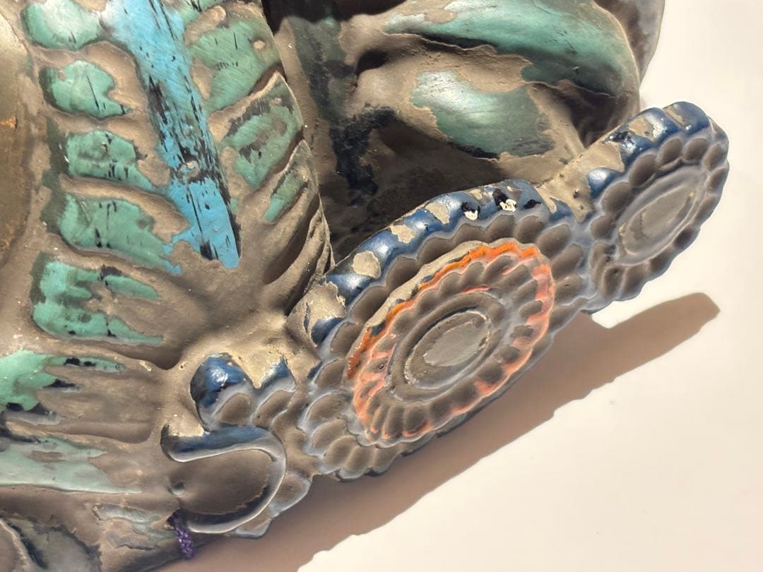 「木製面 月光菩薩」木製 1面|仏教美術 仏像 お面 アンティーク