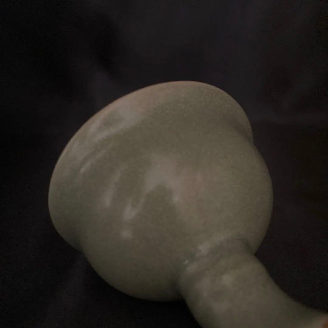 【昇龍洞】龍泉窯貼亀形紋馬上盃（明時代）