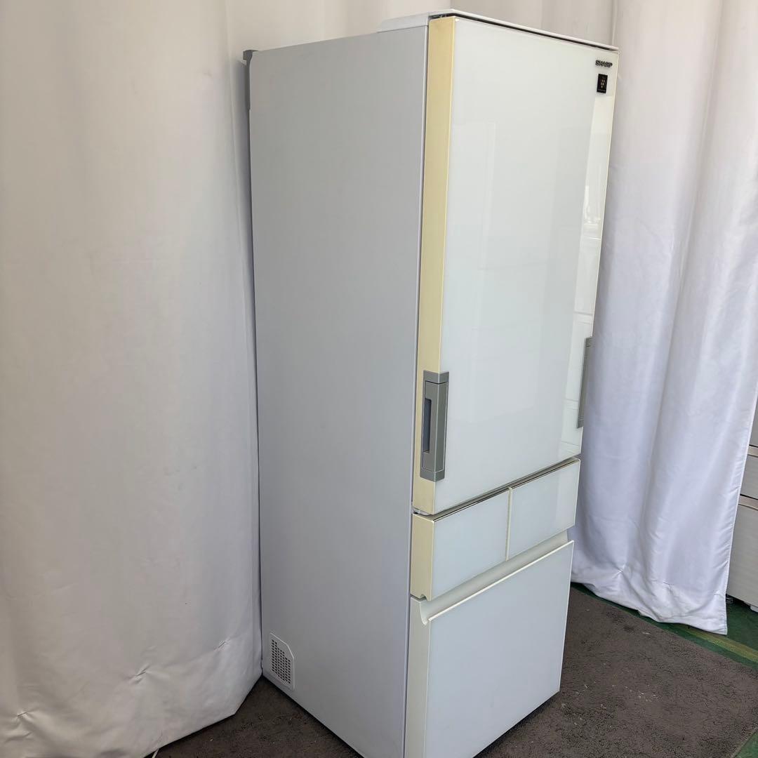⭕️設置無料⭕️　冷蔵庫　シャープ　大型　400ℓ級　両開ドア　中古　安い　綺麗