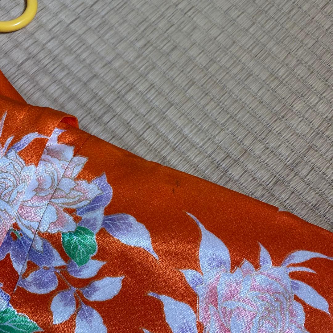 七五三用花柄着物と小物セット