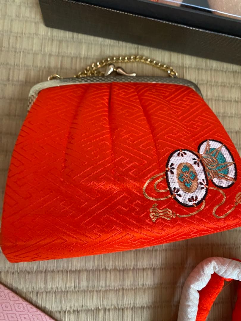 七五三用花柄着物と小物セット