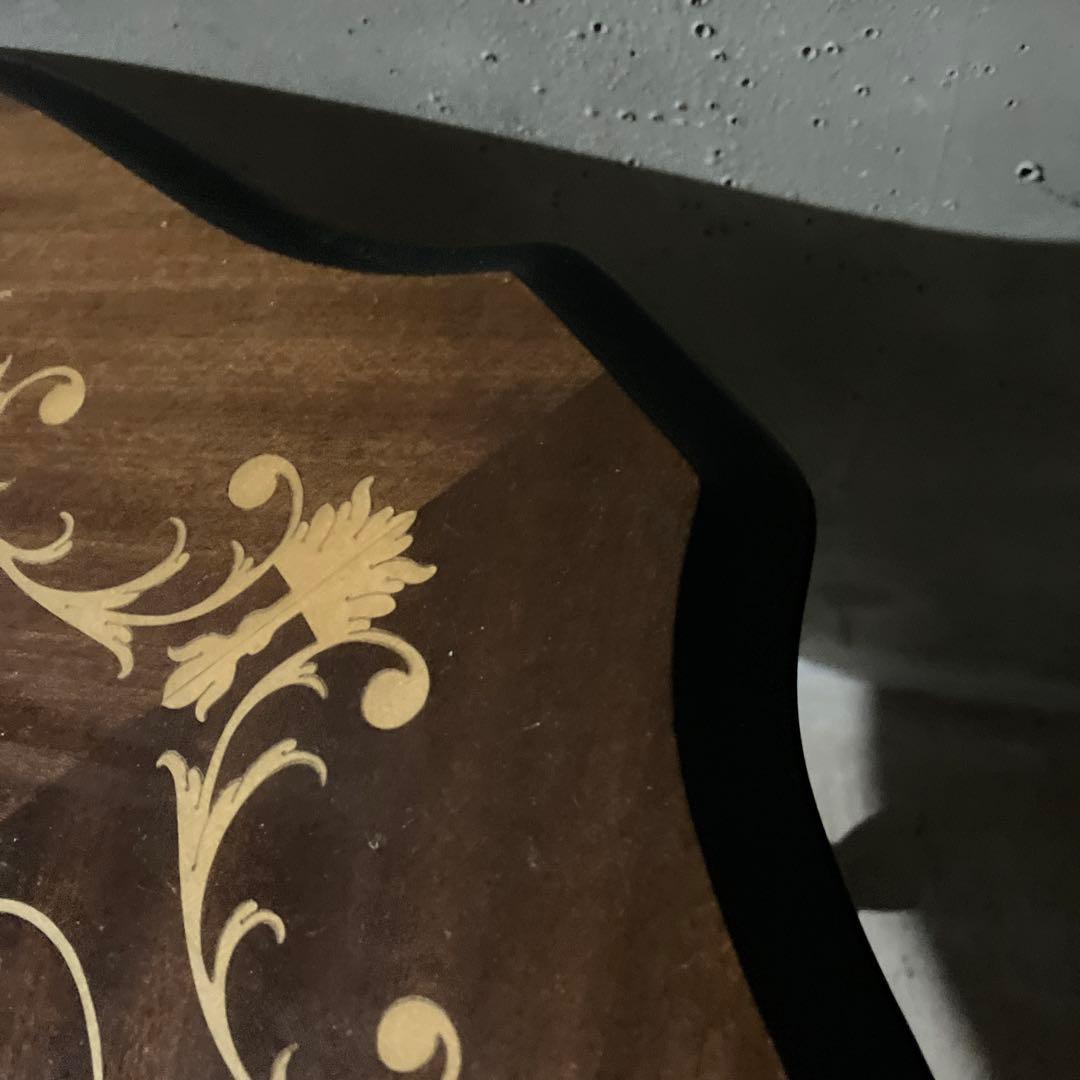 ヴィンテージ 象嵌 サイドテーブル ナイトテーブル アンティーク