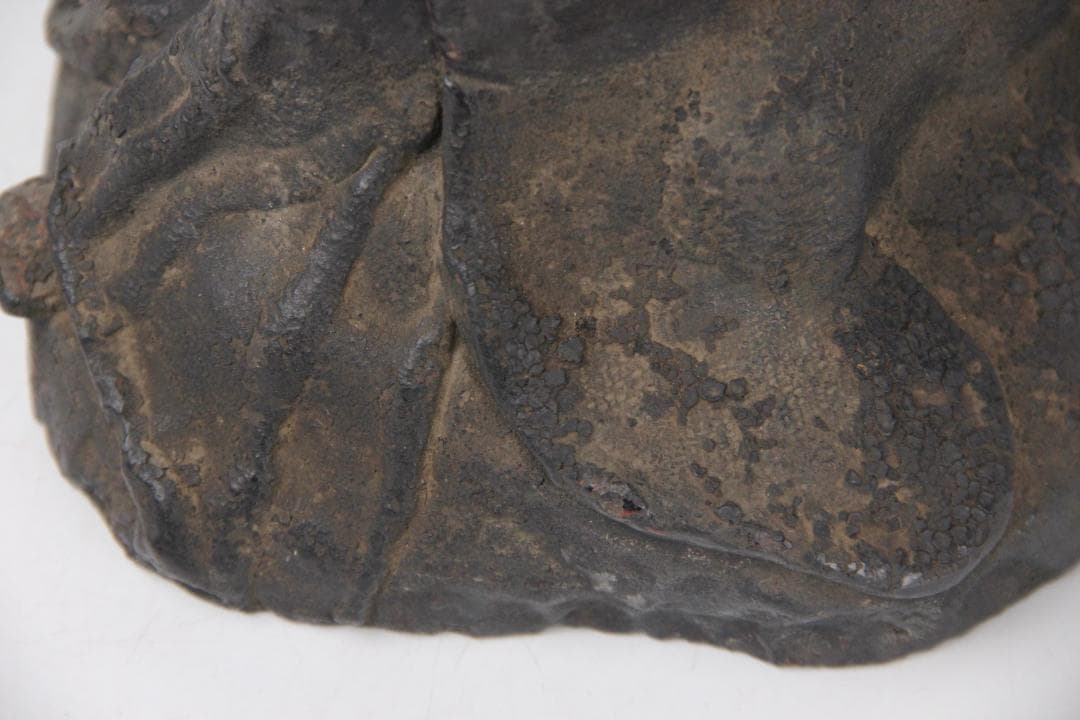 桃山時代 楽焼　田中 宗慶　達磨　だるま　置物　焼き物　箱付 EM19-18