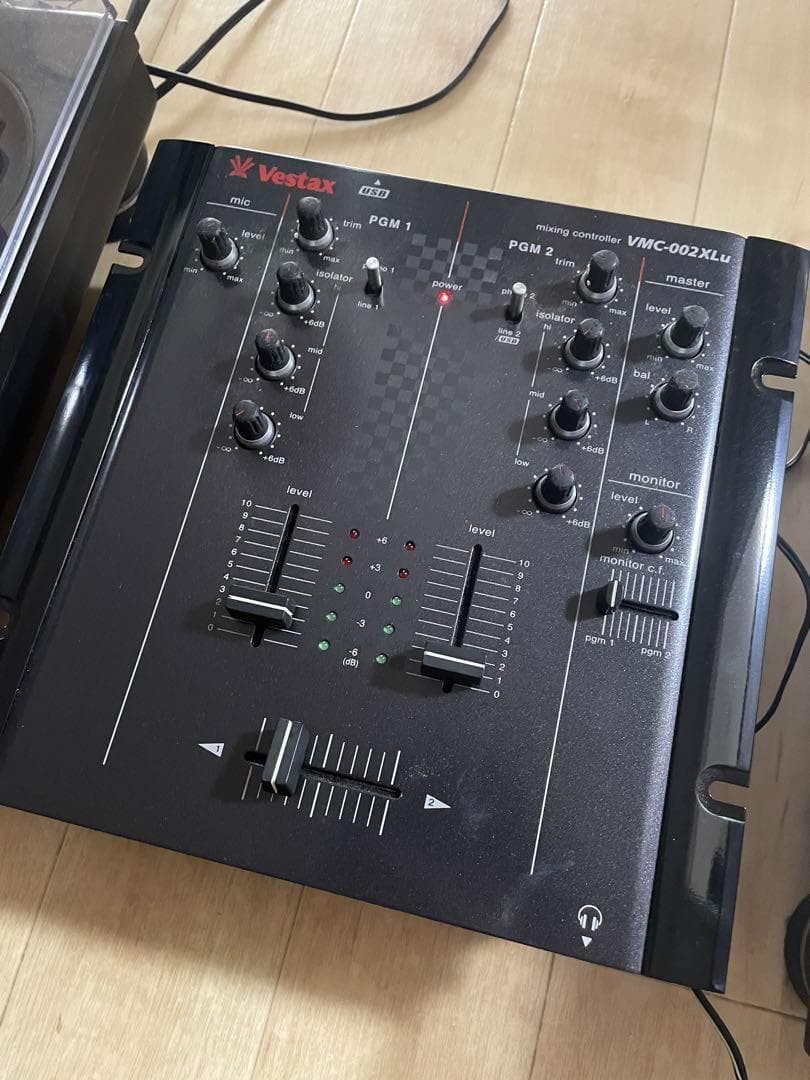 Technics SL-1200ターンテーブル 2台Vestax DJミキサー