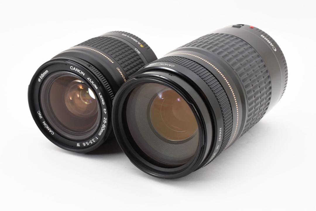 保証付き/Canon EOS 5D MarkIII標準&望遠ダブルレンズセット