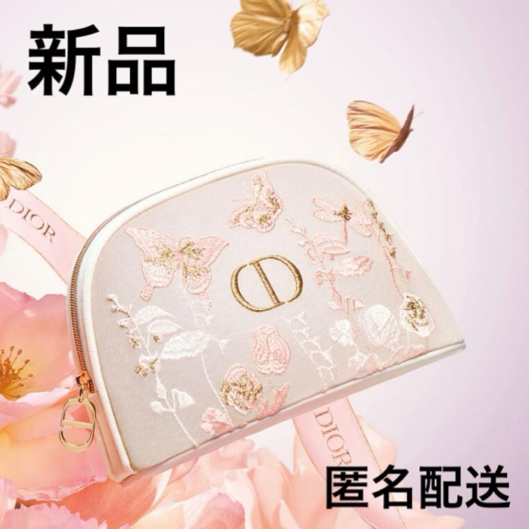 新品 Dior マザーズデイ ディオールオリジナルポーチ 刺繍ポーチ ノベルティ