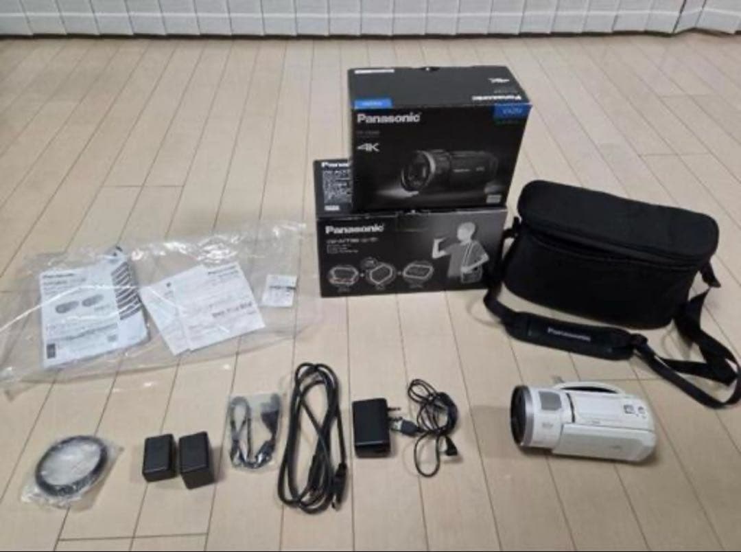 Panasonic HC-VX2M 4Kビデオカメラ 箱・取説・付属品あり
