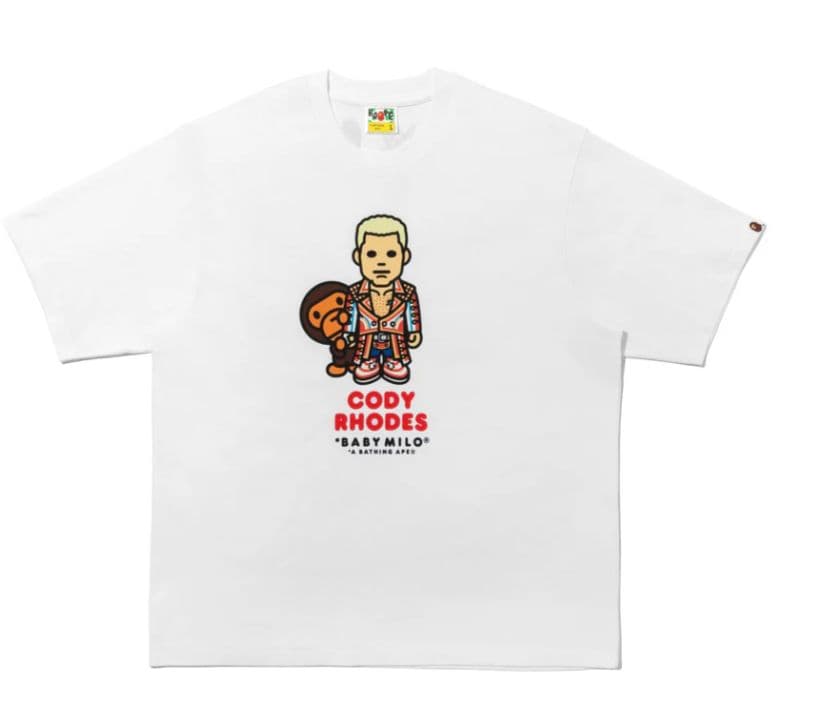 BAPE WWE CODY RHODES Tシャツ 新品未開封 S