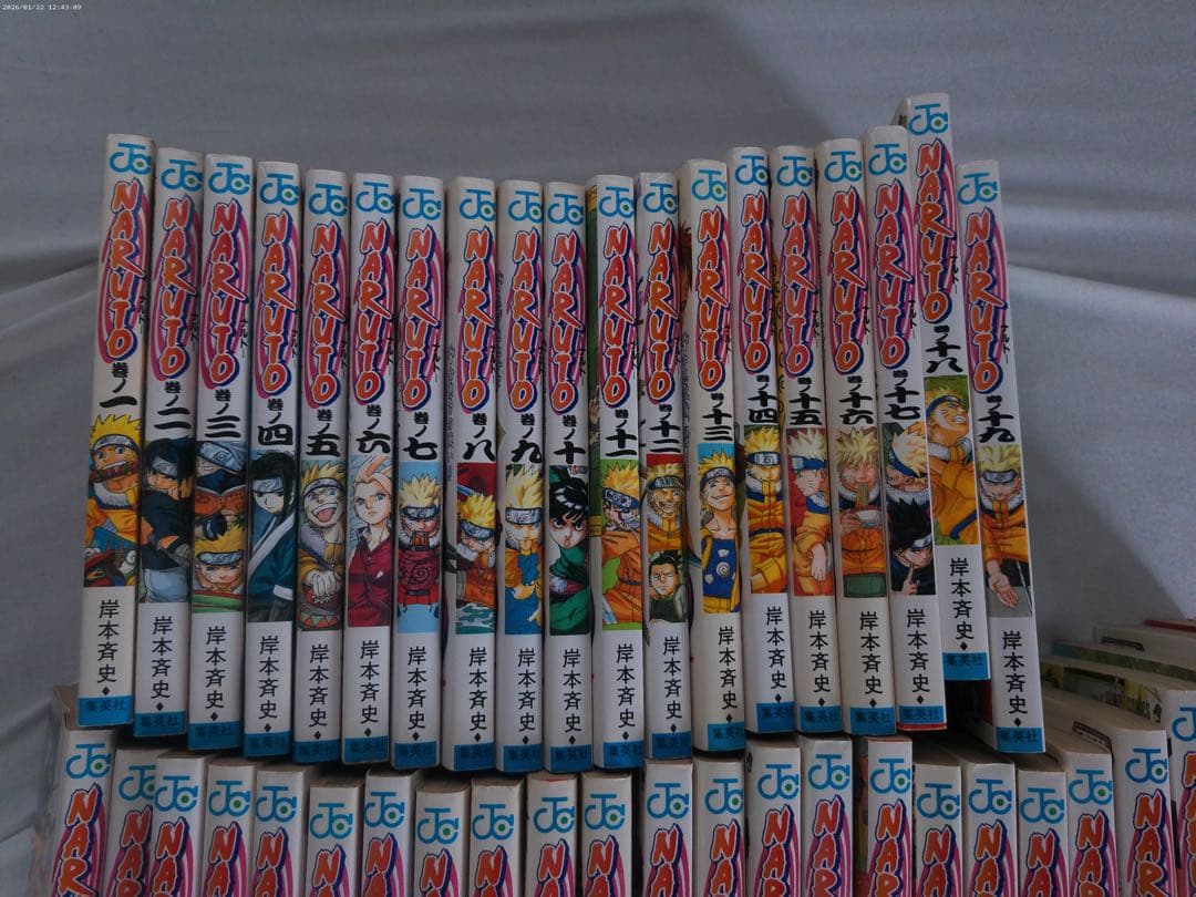 NARUTO -ナルト- 全巻セット 72巻＋付録付き