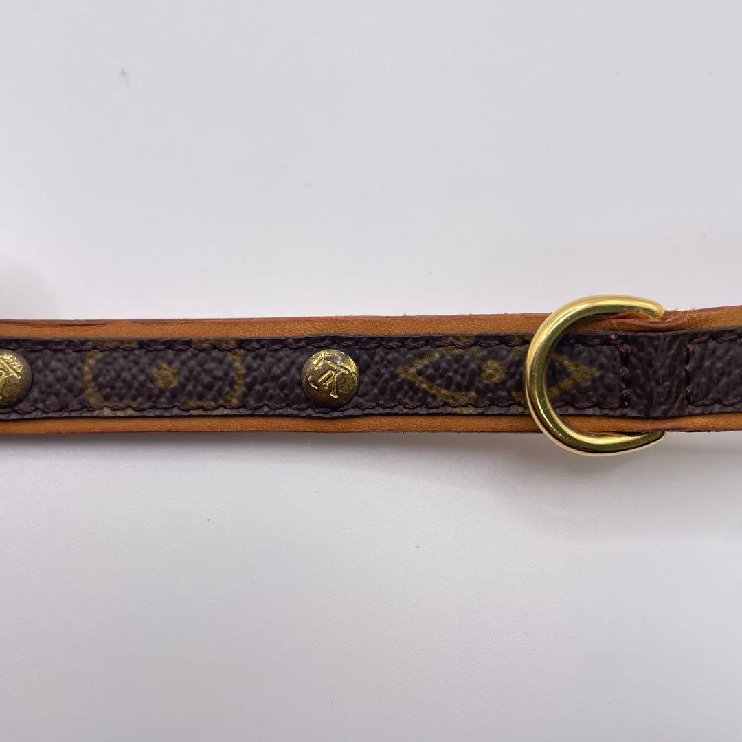 モノグラム コリエ バクスターPM ペット用 犬用 ドッグカラー 首輪 ブラウン