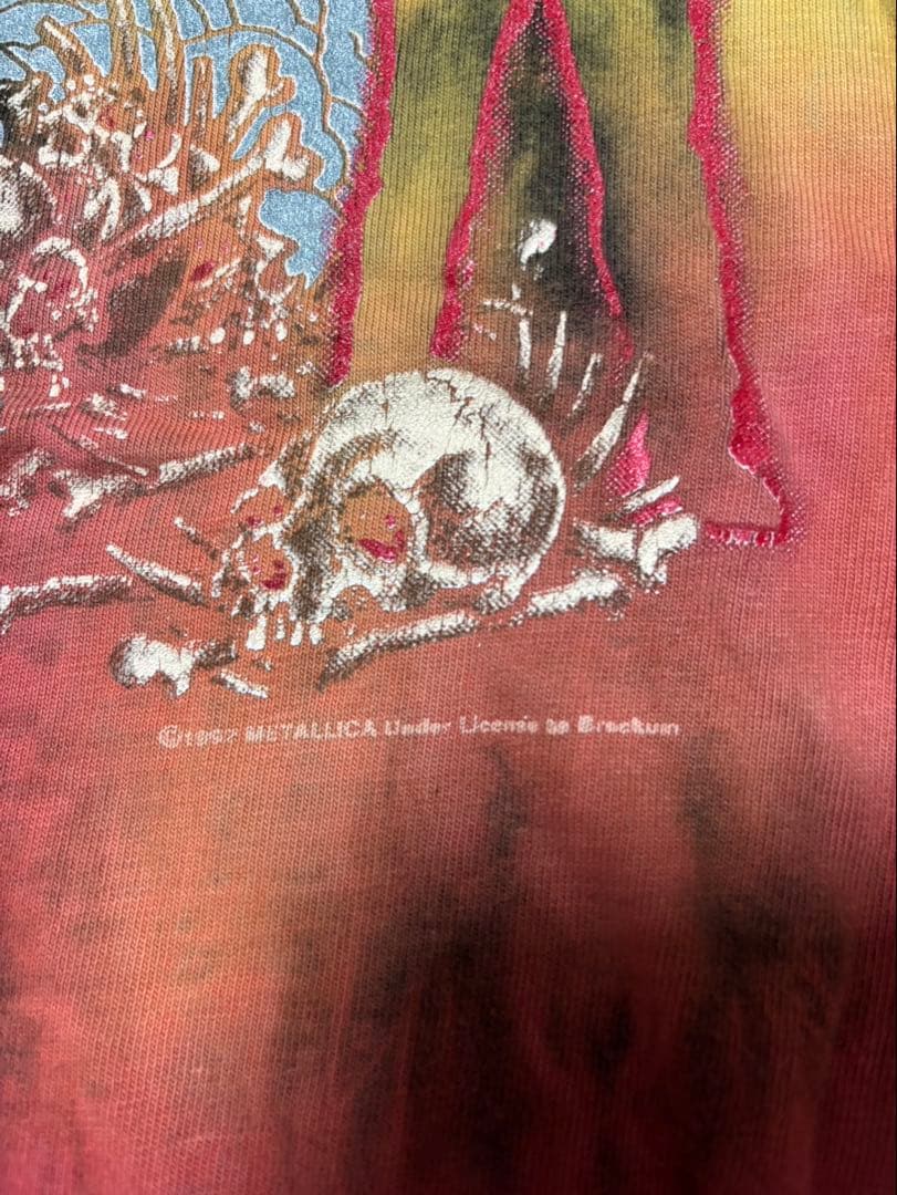 LLICA 90s Tシャツunforgiven タイダイPUSHEAD