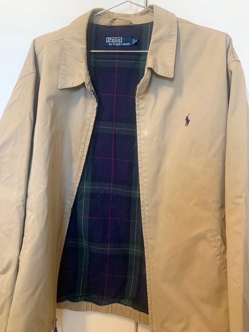 ポロラルフローレン ジャケット/L/コットン/BEG/JR-RL-CA0810