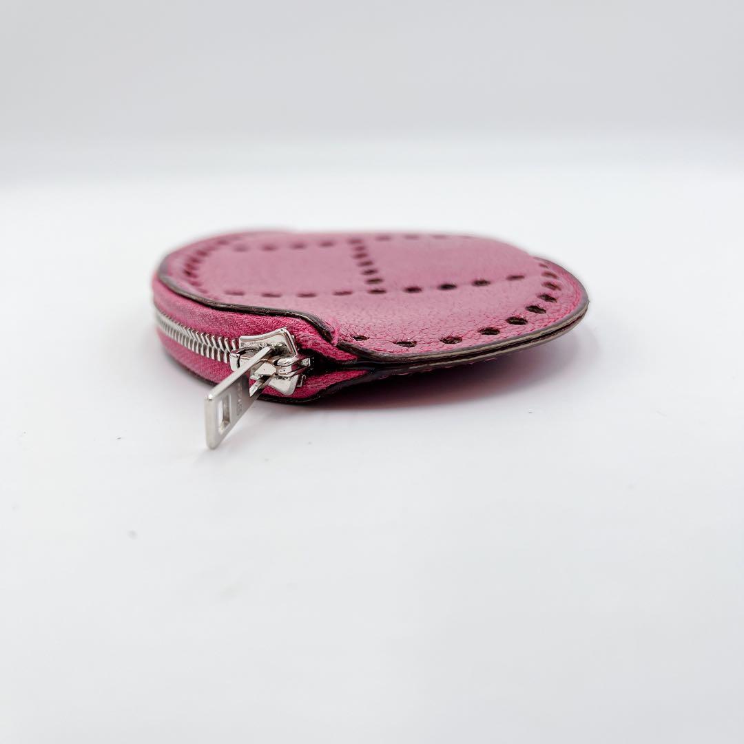 【極希少】HERMES ケース 小銭入れ エブリン ピンク シェーブル