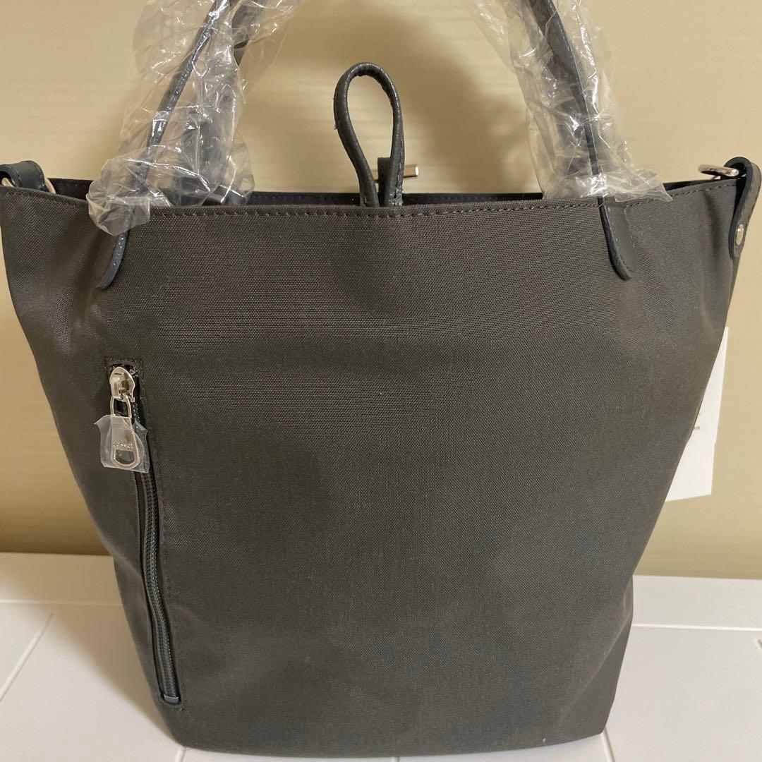 新品タグ付⭐︎ラシット 《WEB限定》コーデュラナイロン2WAYミニトート　グレー