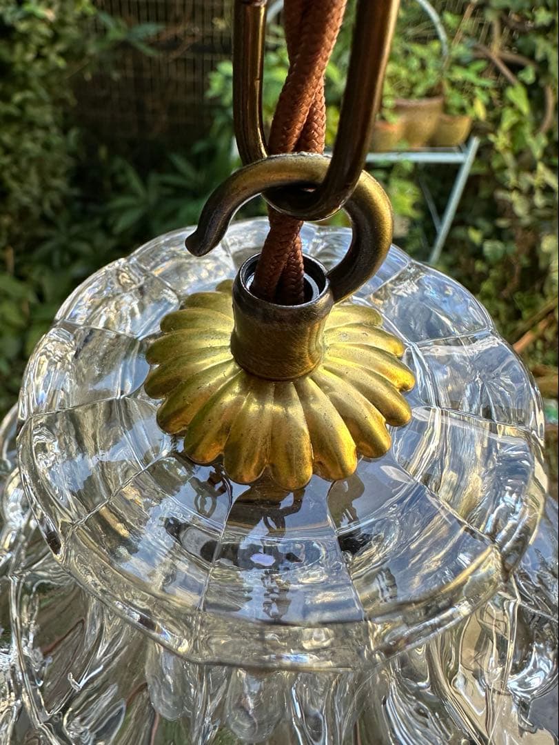 ＊ラスト1個＊ フランス アンティーク 大きな可愛いお花のミニシャンデリア＊