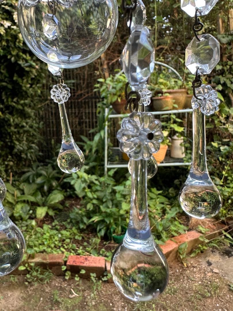 ＊ラスト1個＊ フランス アンティーク 大きな可愛いお花のミニシャンデリア＊