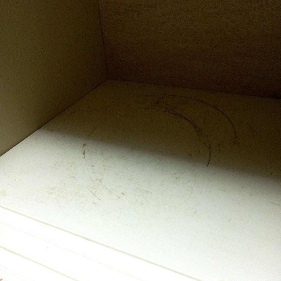 【昭和レトロ】ゴールデンウィークバーゲン　ミニ整理棚　ミニ食器棚　クリーム色