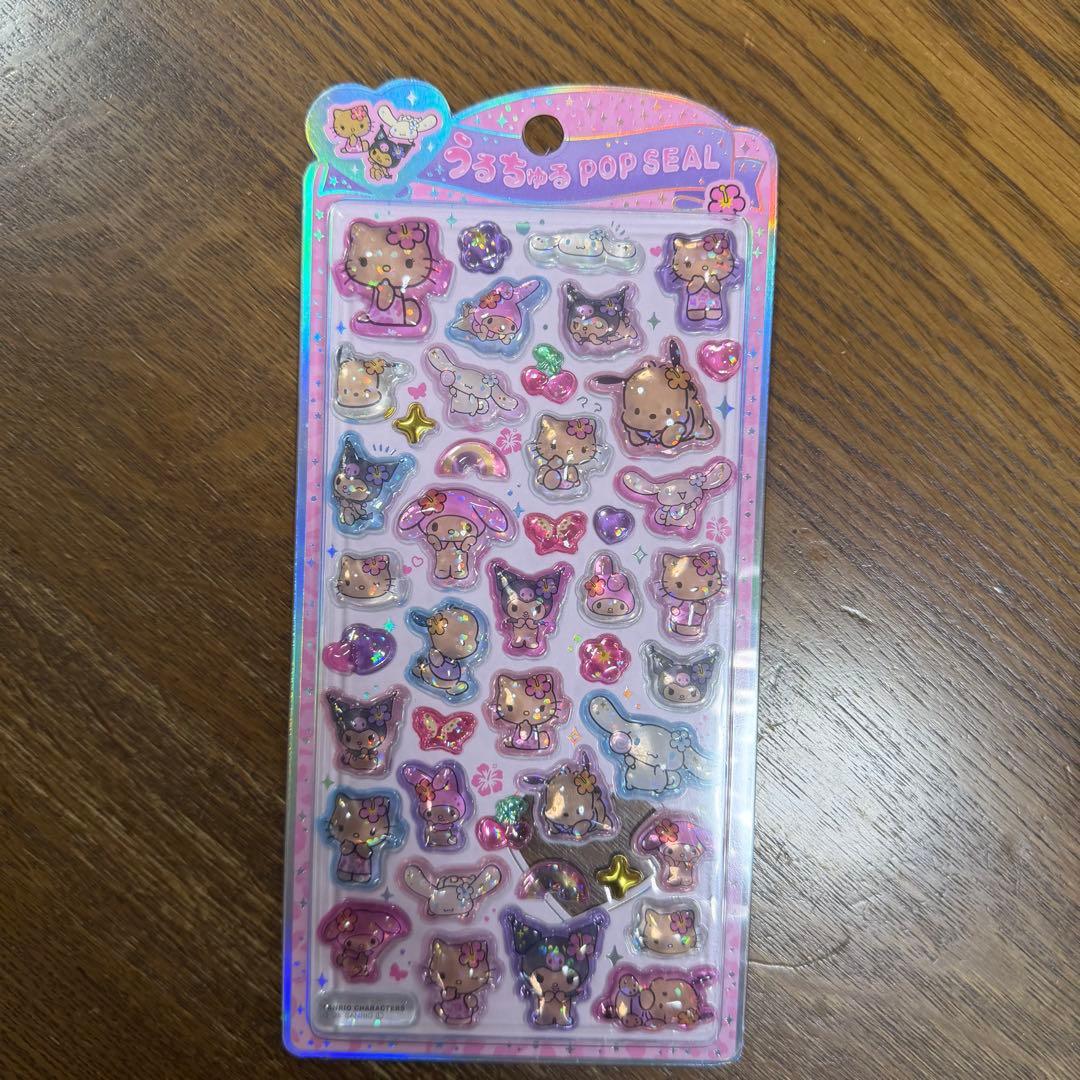 元旦値下げ中‼️ 【正規品】サンリオ うるちゅる ポップシール ベビー 日焼け