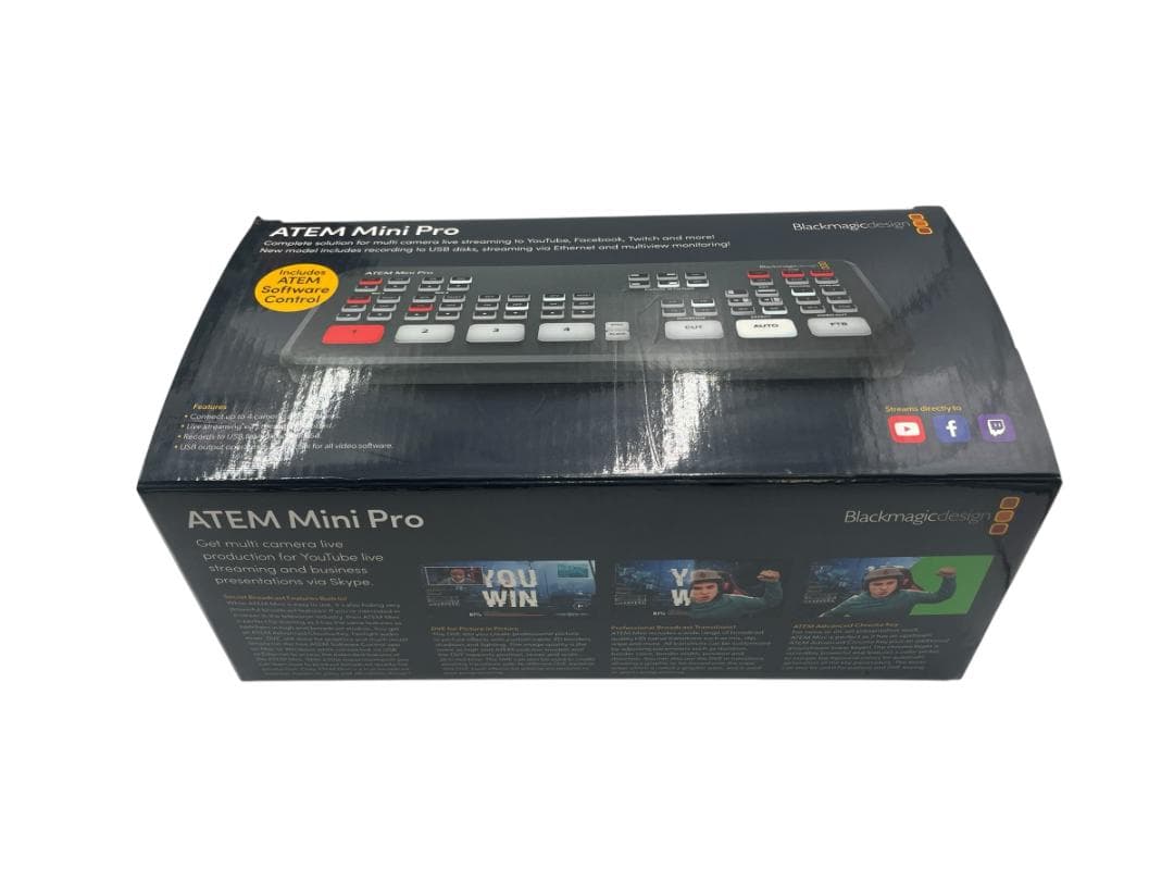 ATEM Mini Pro ストリーミングスイッチャー ブラックマジックデザイン