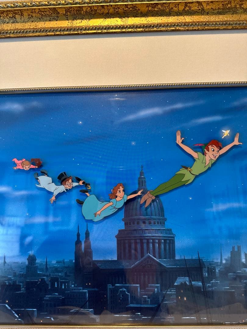 u*6様 ピーターパン 「フライング オーバー ロンドン」 セル画　限定５００枚