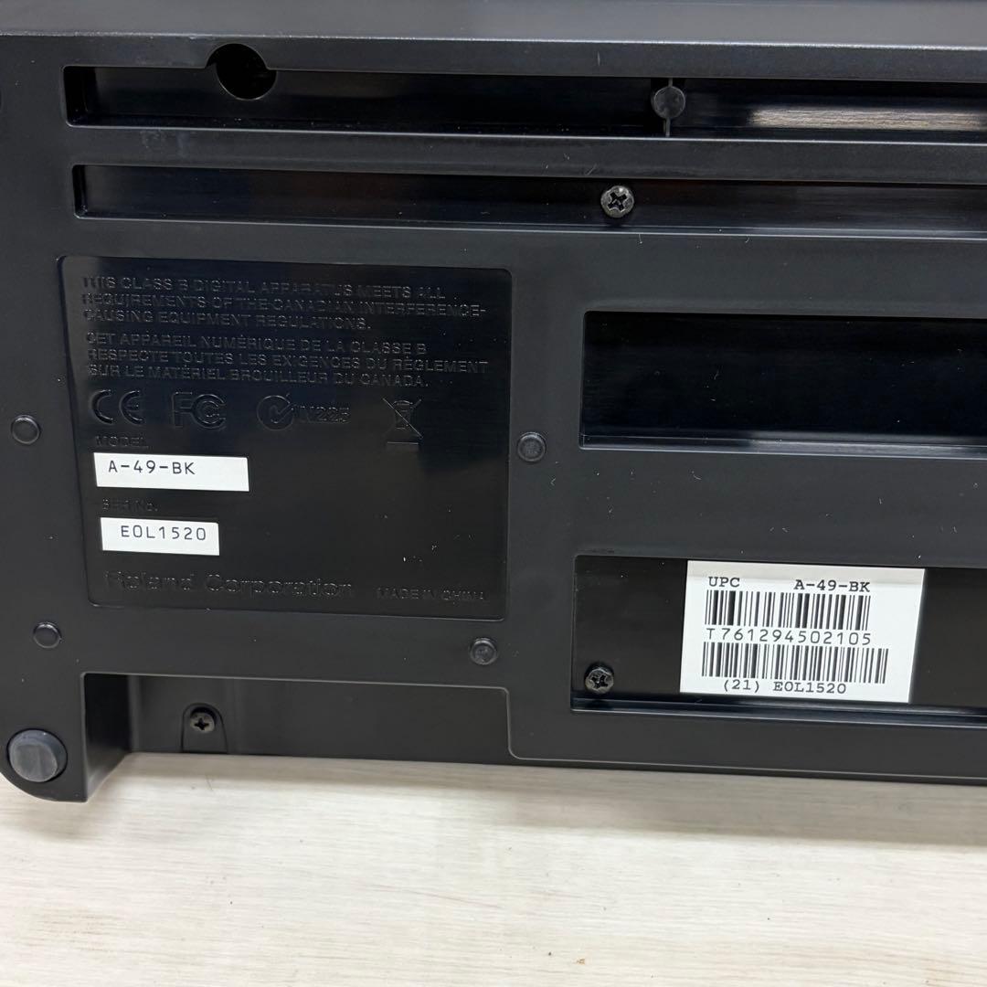 Roland ローランド 49鍵盤 USB MIDIキーボード A-49 ⑤