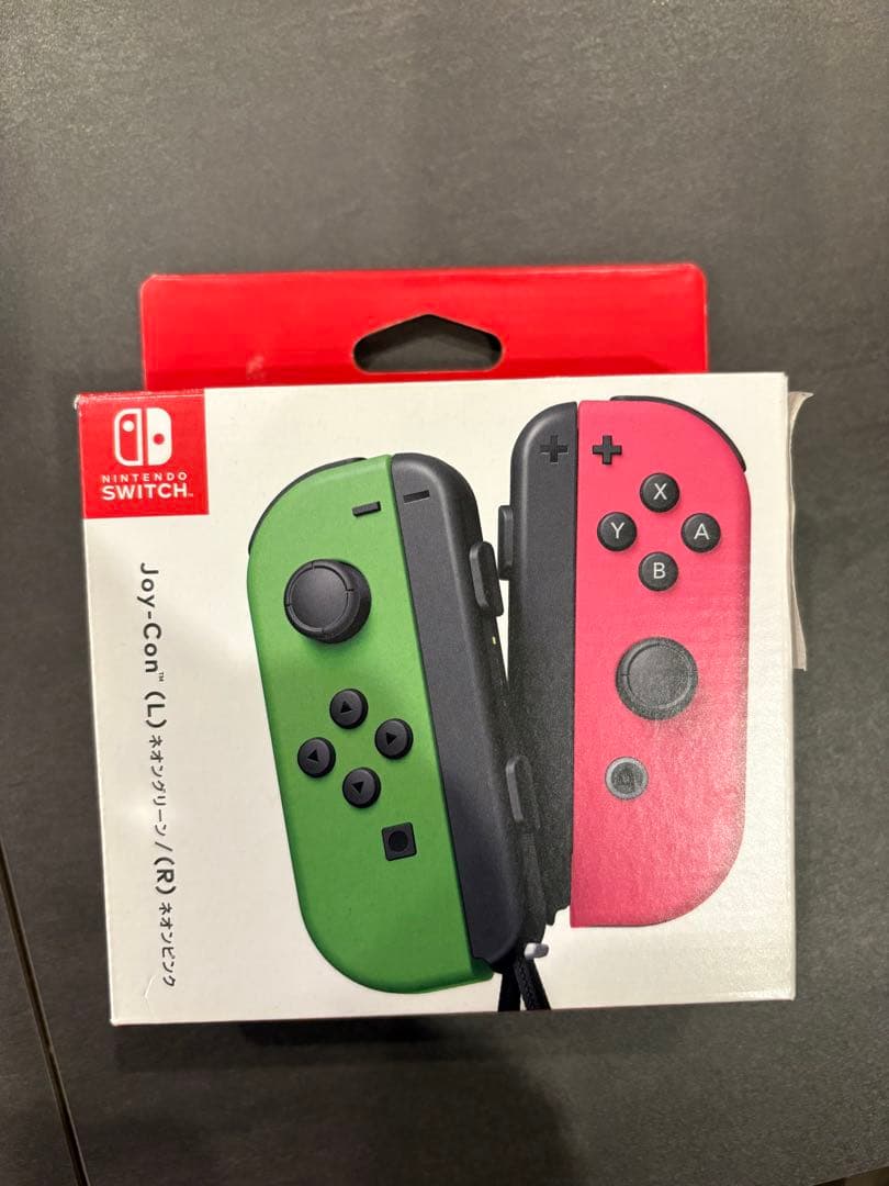 Nintendo Switch 本体　Joy-Conグリーンピンク付き