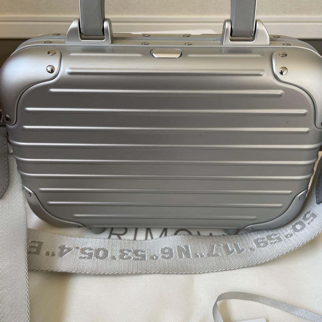 【極美品】RIMOWA ORIGINAL クロスボディ19 シルバー非売品セット