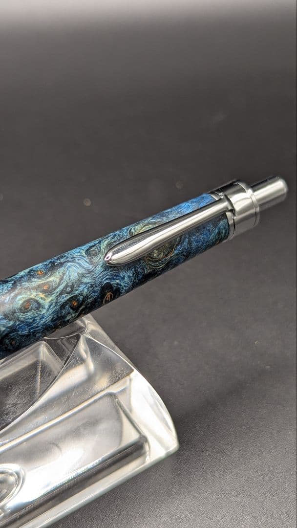 320ペン工房翌檜　スタビライズドウッドバーチバール　木軸シャーペン　ボールペン