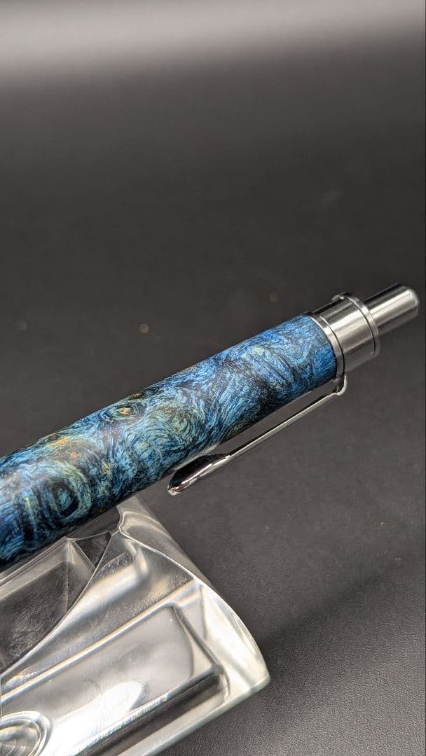 320ペン工房翌檜　スタビライズドウッドバーチバール　木軸シャーペン　ボールペン