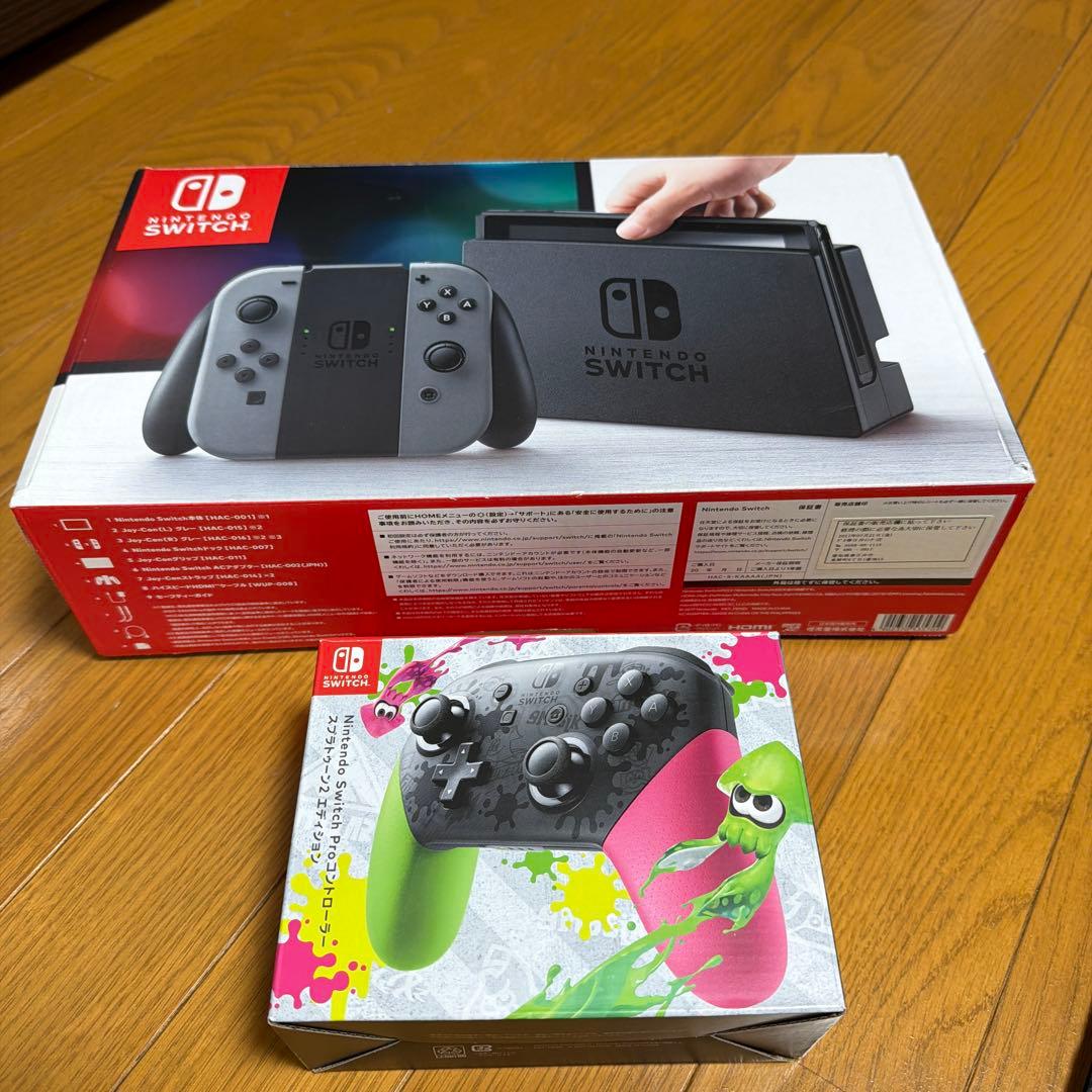 Switch Nintendo Switch Joy-Con LRグレー