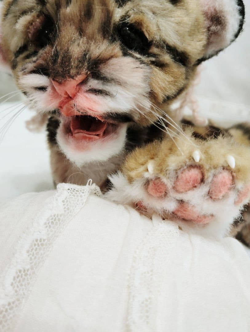 まなあきちゃん❤オーダー❤ウンピョウベビー♡アートドール♡ぬいぐるみ♡