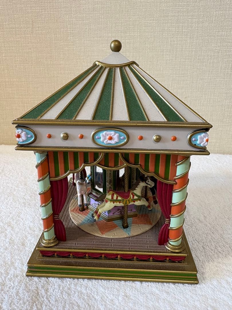 むらいこうじ　オルゴール　回転木馬　カルーセル　箱あり【ジャンク品】