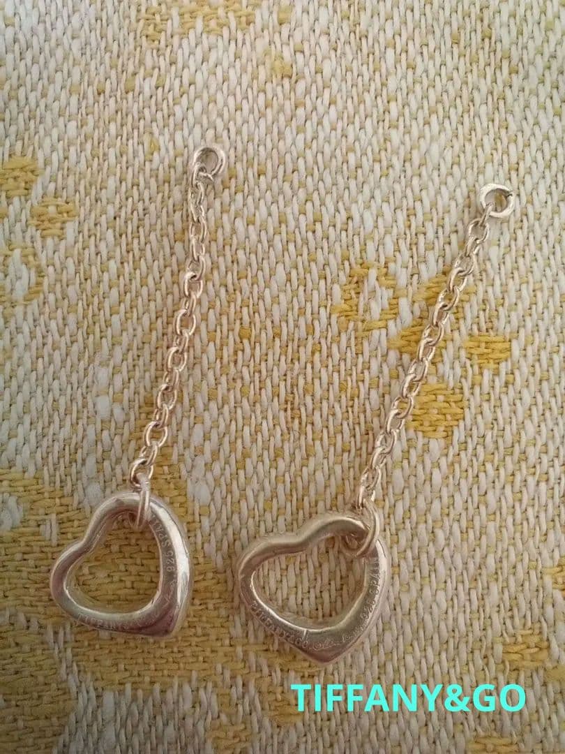 TIFFANYオープンハートシルバー925ピアス※チャーム部分のみ