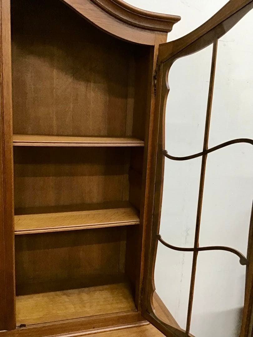 管37☆フランス製☆仏蘭西☆アンティーク☆ガラスキャビネット