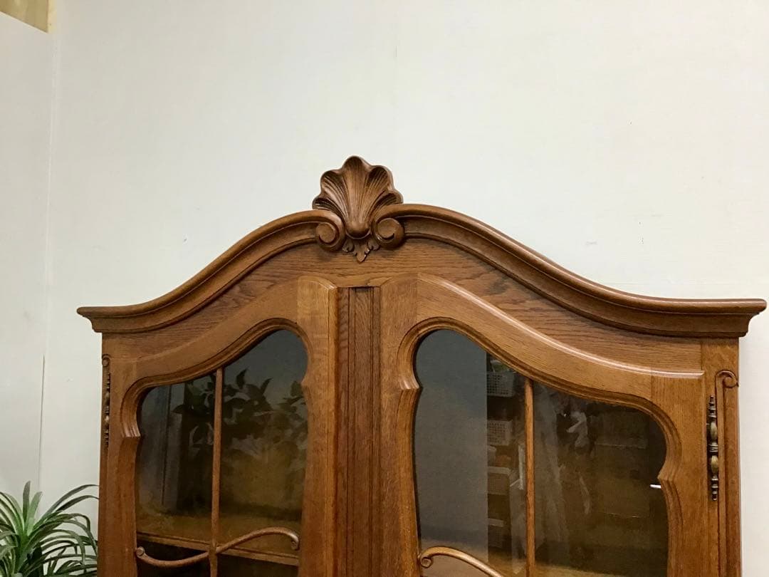 管37☆フランス製☆仏蘭西☆アンティーク☆ガラスキャビネット