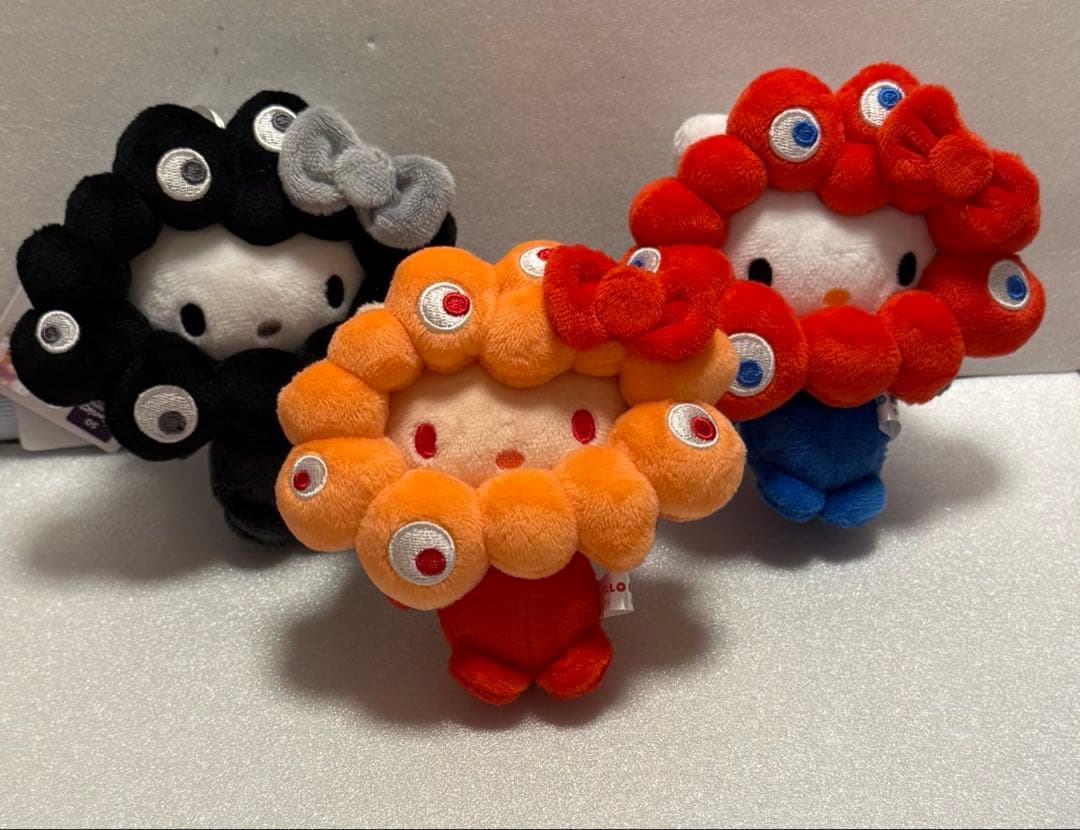 ミャクミャクなりきりサンリオキティBCノーマルカラー推しカラー黒3体セット