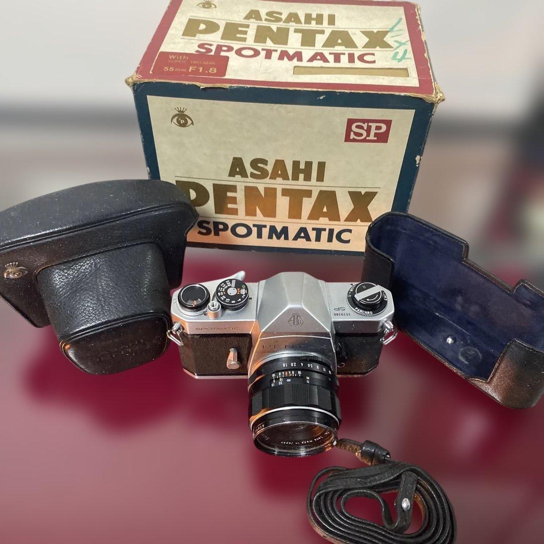【希少】アサヒ　ペンタックス　SP　spotmatic　55㎜　F1.8　元箱