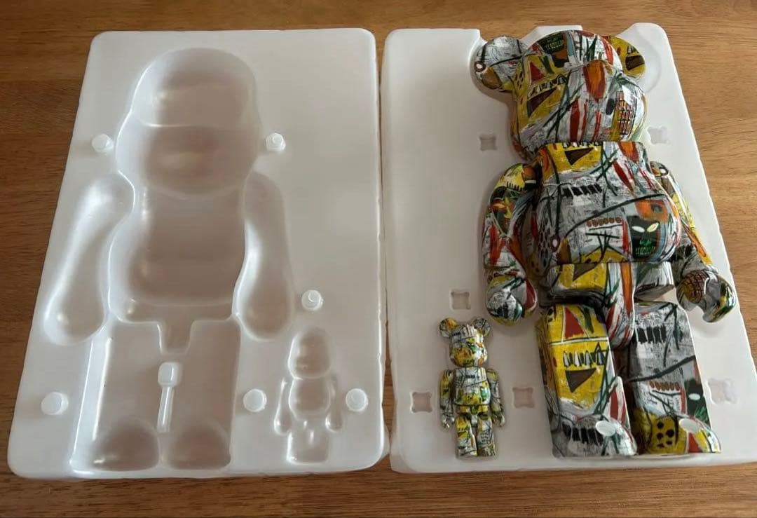 ベアブリック　バスキア100% & 400%セット　おまけ付き