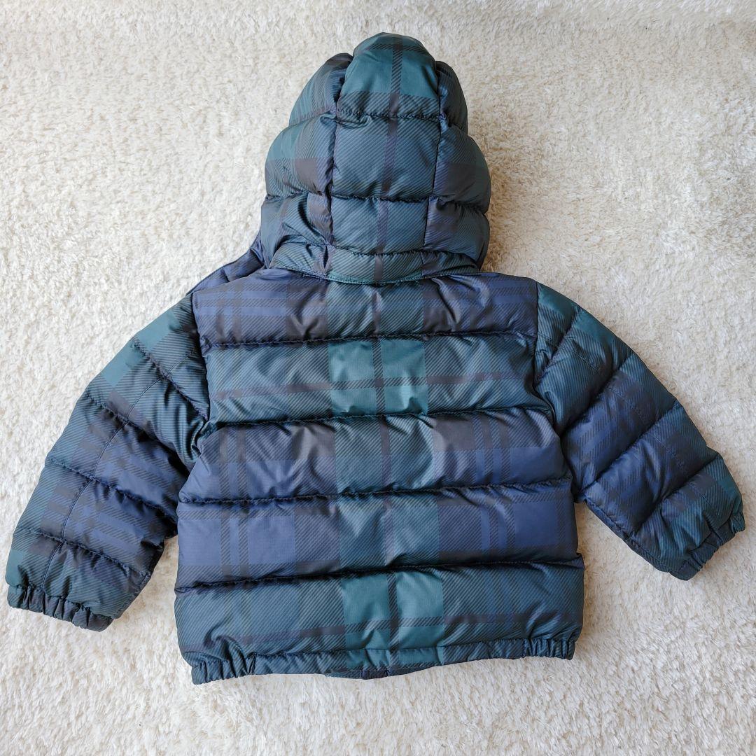 極美品✨️ ラルフローレン ダウンジャケット 90cm グリーン チェック