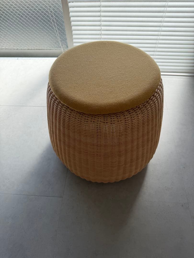 YMK(ワイエムケ―) 剣持勇/籐スツールS3030