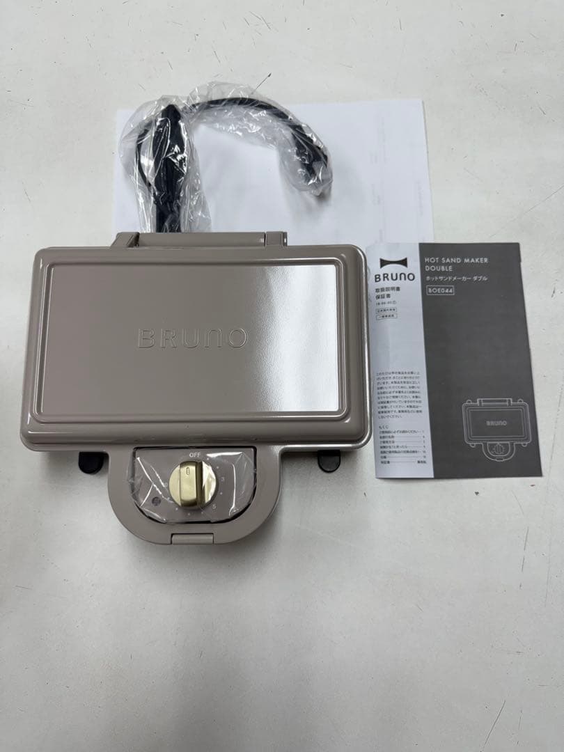 プルーノ　ホットサンドメーカー　BOE044-GRG