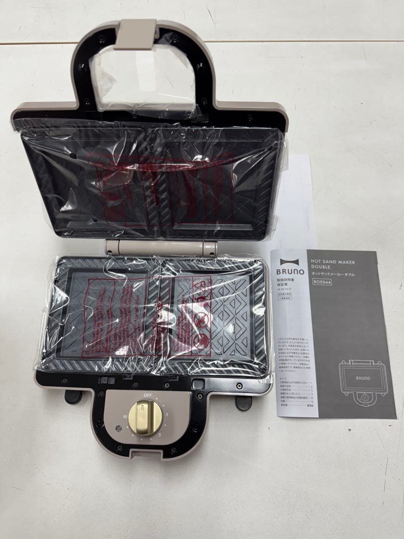 プルーノ　ホットサンドメーカー　BOE044-GRG