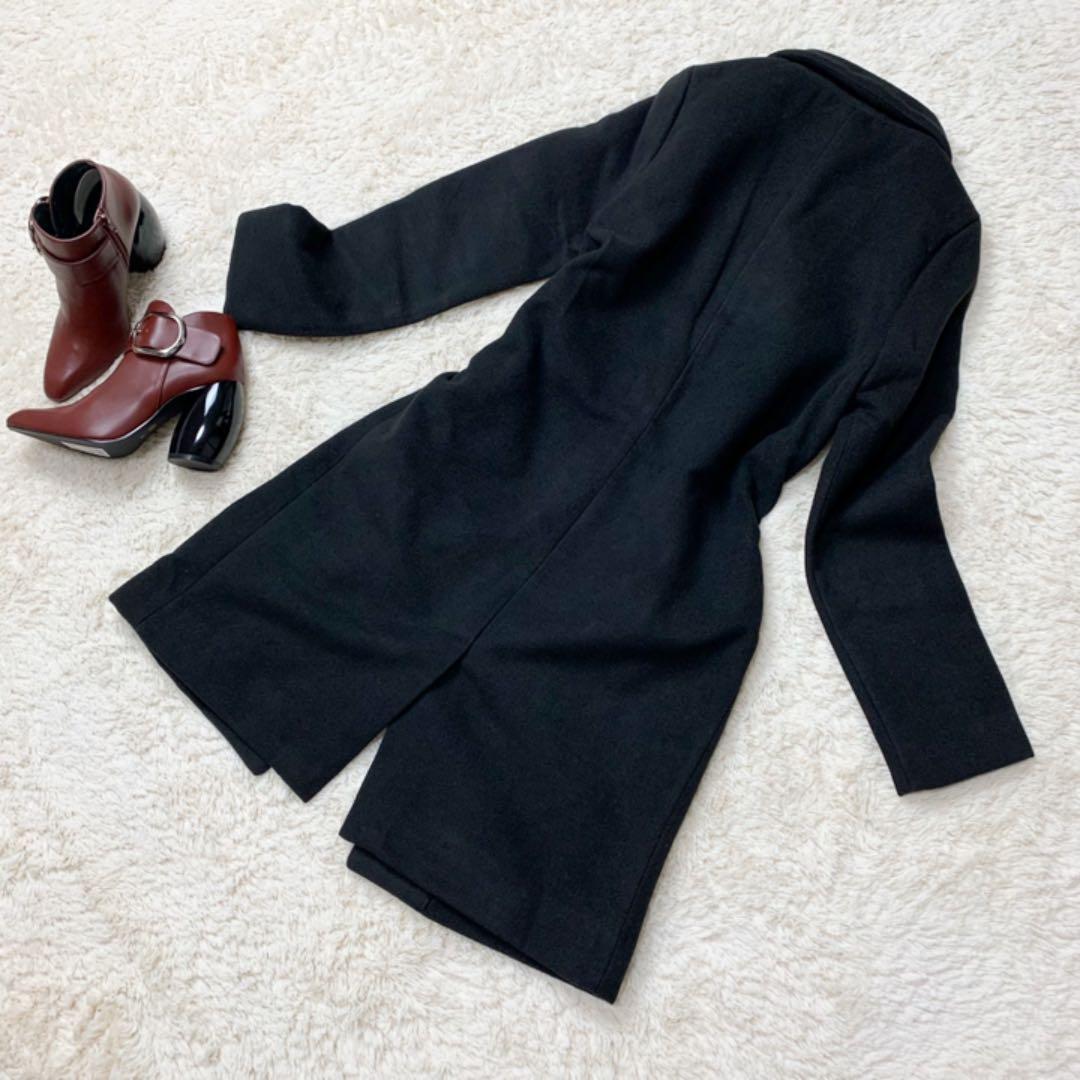 EGOIST エゴイスト　チェスターコート　レディース美シルエットブラックコート