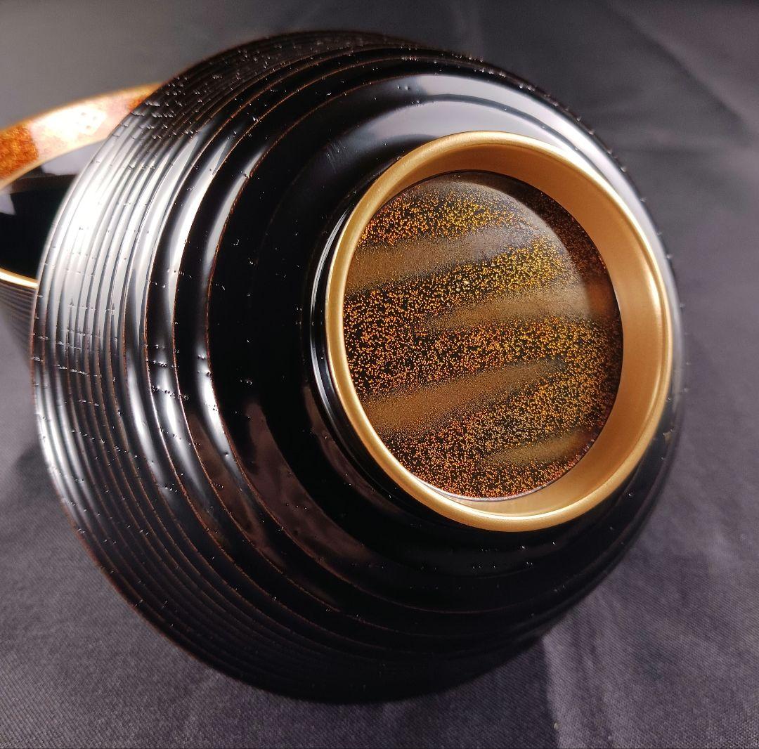 専用Y3112-3 懐石道具 漆器 金彩 金梨地 煮物椀 7客 共箱