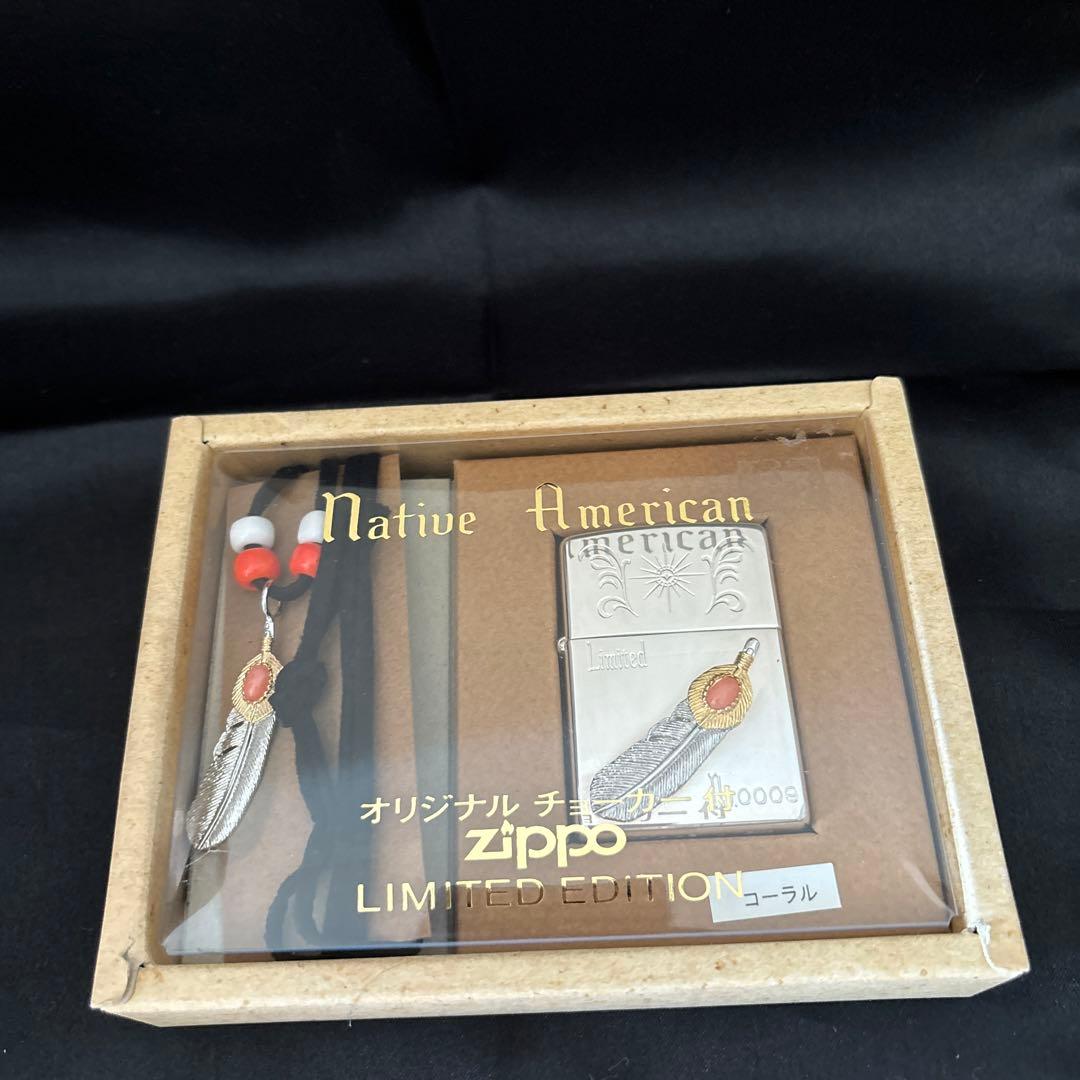 ZIPPO オリジナルチョーカーコーラル付き限定品NO.0009