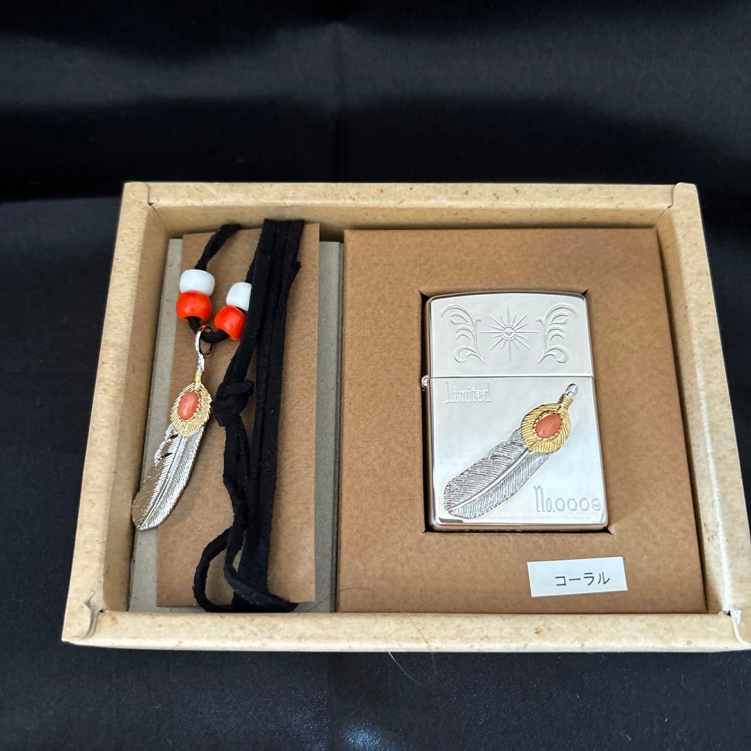ZIPPO オリジナルチョーカーコーラル付き限定品NO.0009