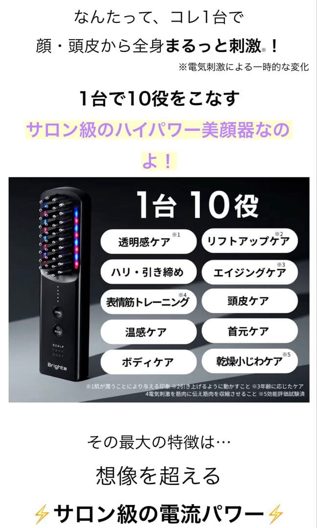 Brighte ELEKI BRUSH+ブライトエレキブラシプラス【新品未使用】