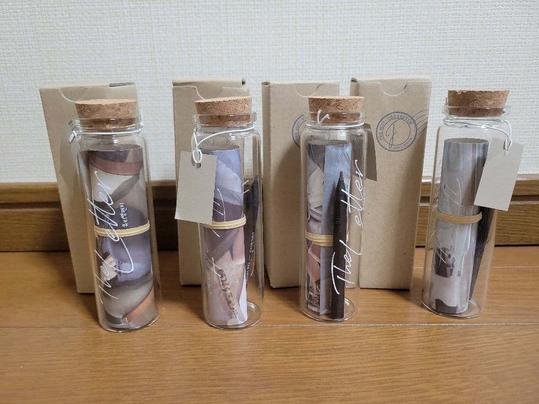 SHINee ジョンヒョン the letter グラスボトル 1-4セット